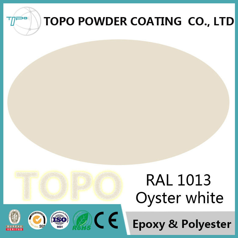 RAL 1013 Oyster White Powder Coat, czysta powłoka epoksydowa do regałów stalowych